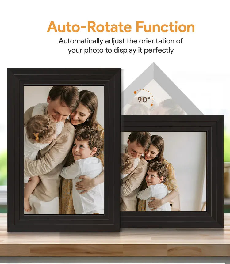 Frameo HD WiFi Photo Frame – 10.1" IPS Touchscreen