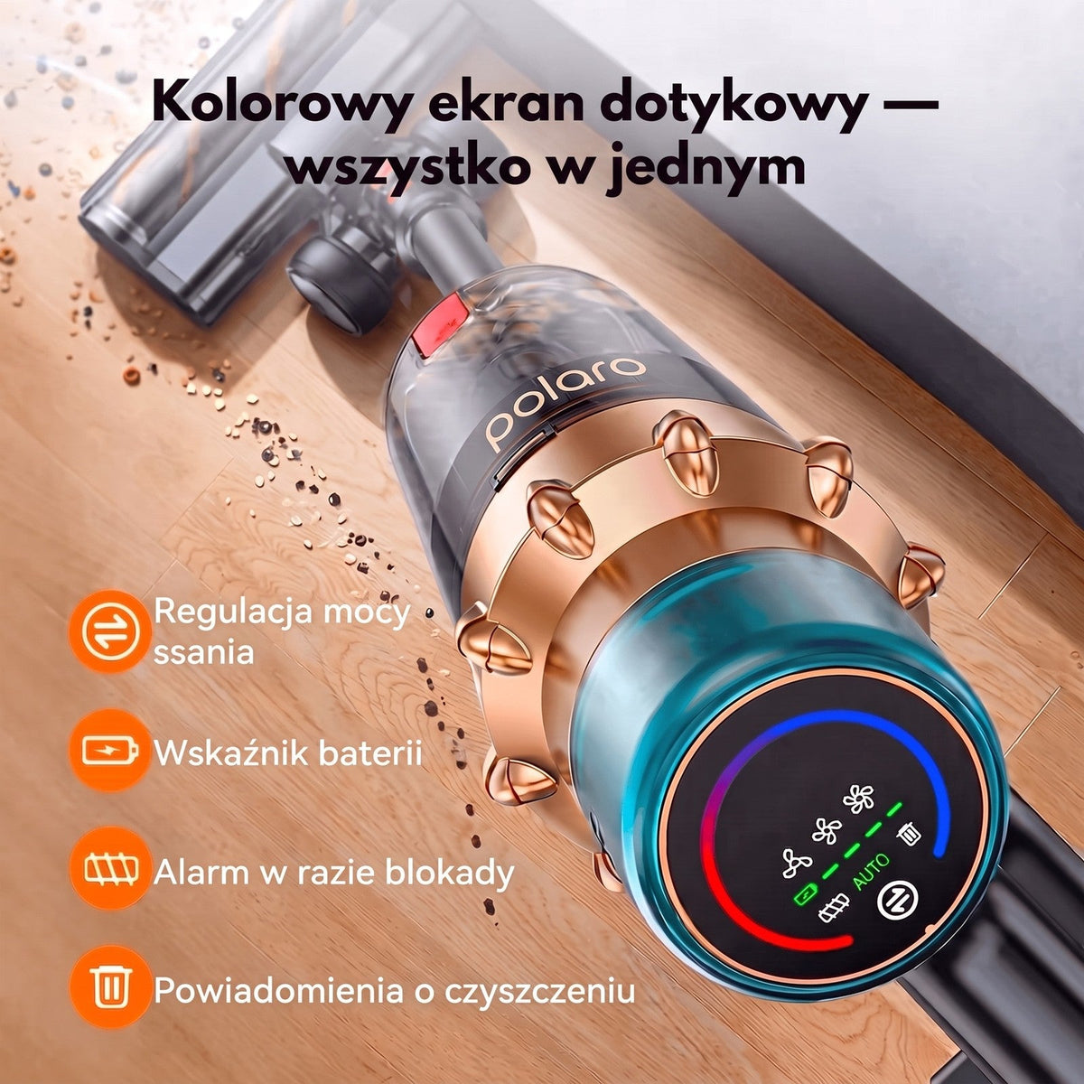 Polaro V18 — kolorowy ekran dotykowy