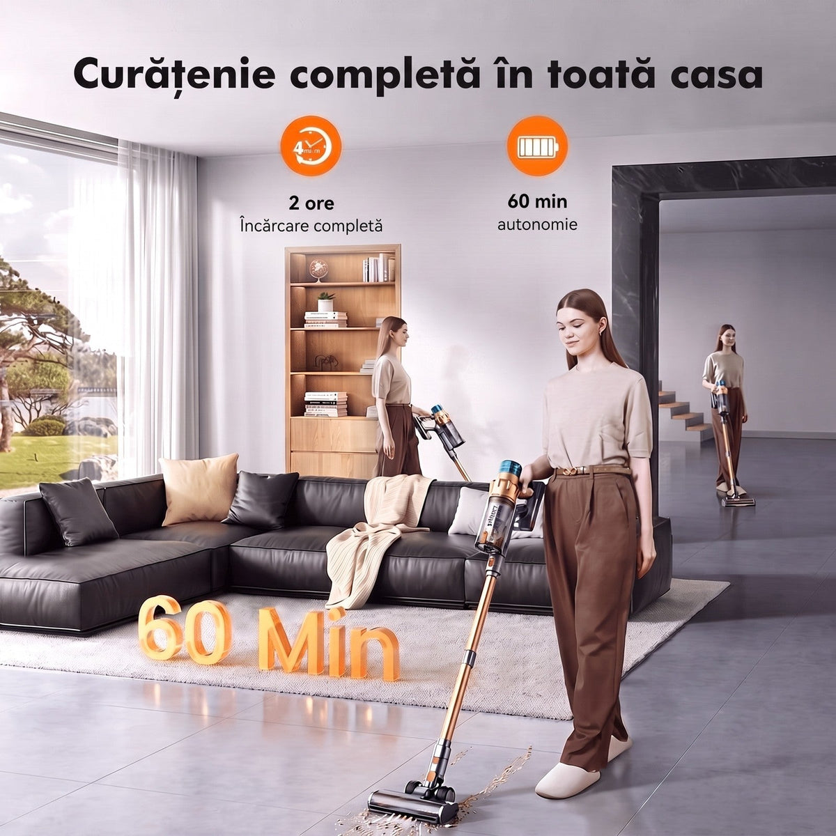 Polaro V18 — curățenie completă în toată casa