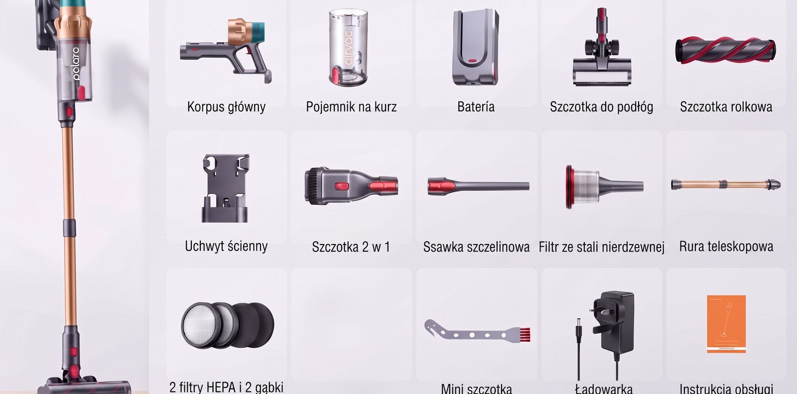 Zawartość zestawu i akcesoria