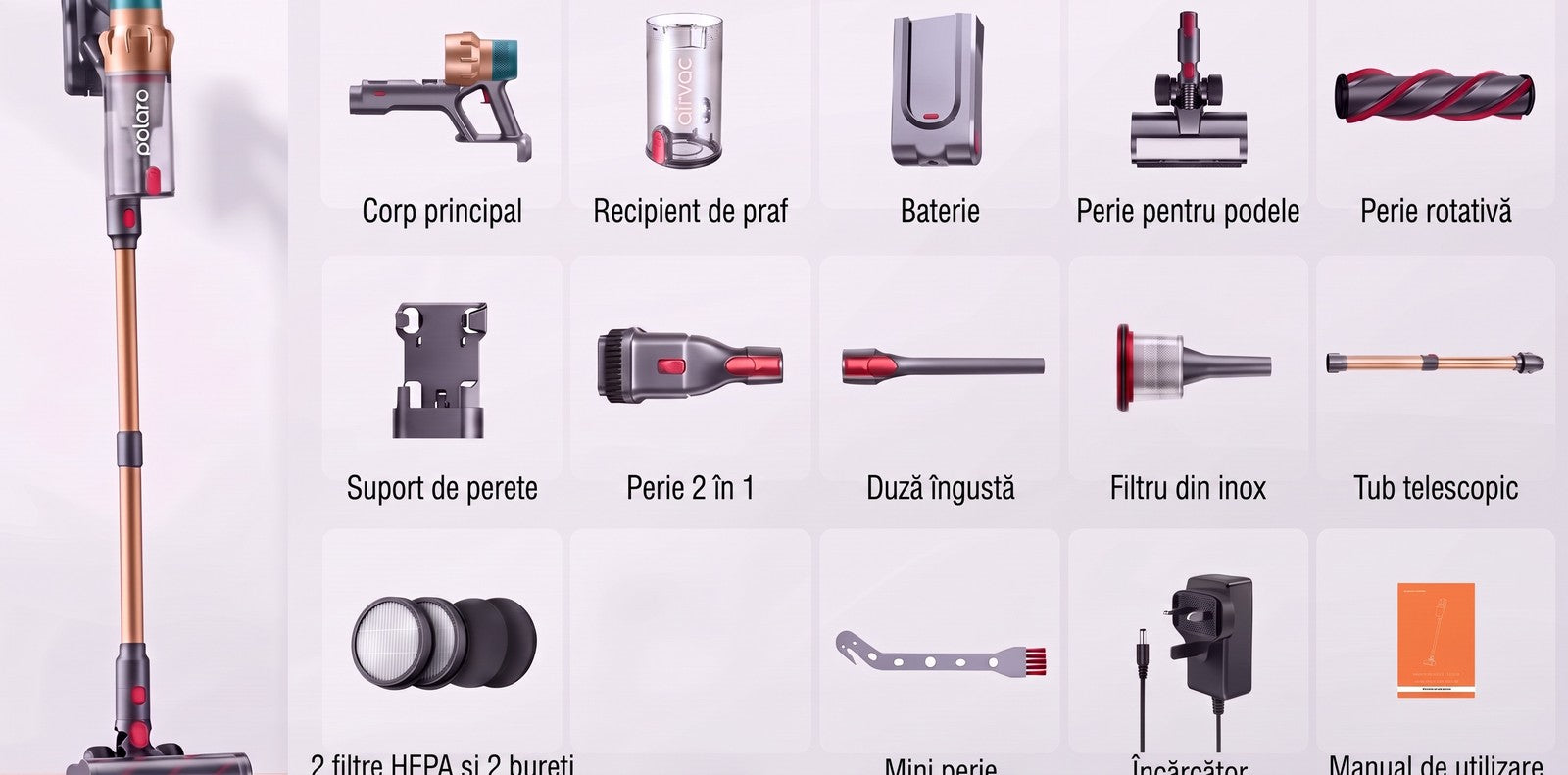 Conținutul cutiei și accesorii