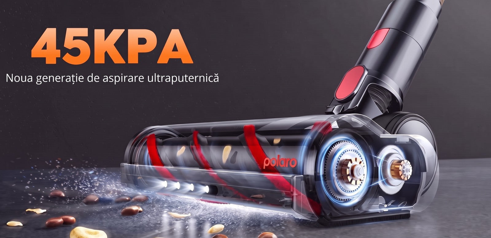 Putere de aspirare 45 kPa